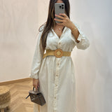 Robe mira [ beige ]