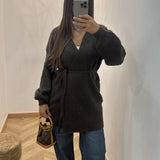 Gilet avec ceinture Azra [ marron ]