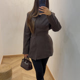 Veste ceintré [ marron ]