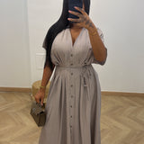 Robe ELLA [ taupe ]