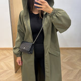 Veste k-way xtra long [ kaki ]