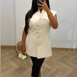 Veste sans manche [ beige ]