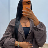 Veste k-way melia [marron]