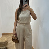 Ensemble tailleur léger [ beige ]