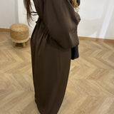 Robe LINA [ marron ]