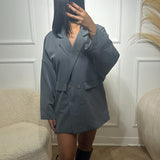 Blazer Oversize gris