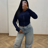 Gilet Manel [bleu]