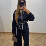 Ensemble Lovely [ bleu marine ]