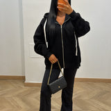 Gilet lacet [noir]