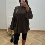 T shirt matcha [marron]