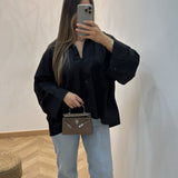 Chemise oversize [ noir ]
