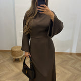 Robe LINA [ marron ]