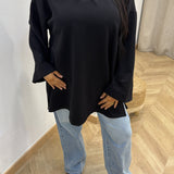 T-shirt manche longue CALY [ noir ]