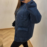 Veste matelassé [ bleu nuit ]