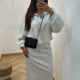 Pull zip jogg [ gris ]
