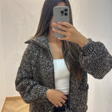 Gilet épais [ marron ]