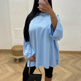 T-shirt manche longue Caly [bleu ciel]