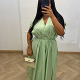 Robe FARIEL [ vert d’eau ]