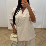 Ensemble blazer short [beige]