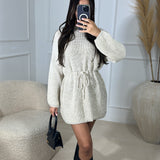 Pull ceintré [ beige ]