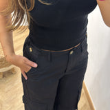 Pantalon cargo k-way [ noir ]