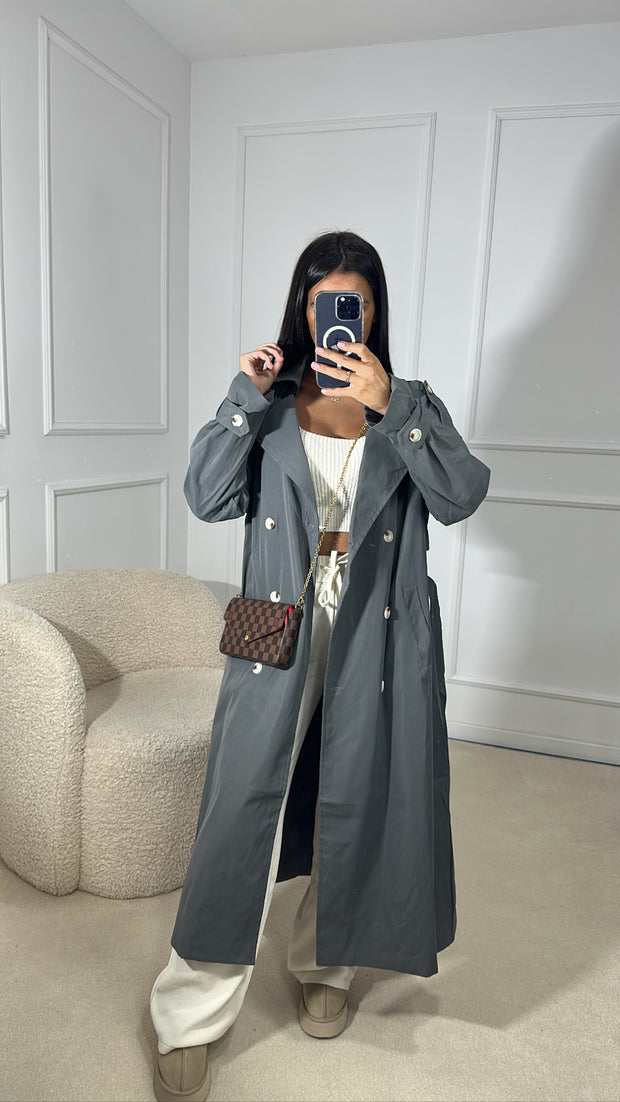Trench - coat [ Gris ]