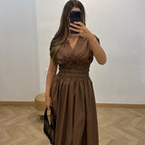 Robe EZMÉ [ marron ]
