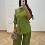 Ensemble blazer Paola [vert]