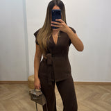 Ensemble Fanny [ marron ]