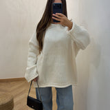 Pull DELYA [ blanc cassé ]