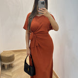 Robe noué [ rouille ]