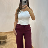 Pantalon Lana [ bordeaux ]