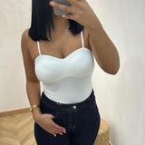 Top bretelle [blanc]
