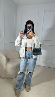 Gilet trou [ beige ]
