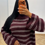 Pull zelia [bordeau]