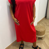 Robe polo [rouge]