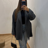 Manteau TINY [ gris foncé ]