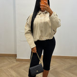 Veste en jean Eva [beige]