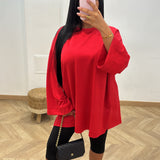 T-shirt manche longue Caly [rouge]