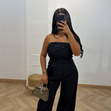 Combinaison bustier jean [ brut ]