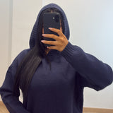 Pull capuche [bleu]
