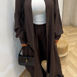 Ensemble LILYA [ marron ]