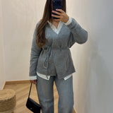 Gilet cache cœur [ gris ]