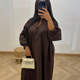 Robe TALLY [ marron ]