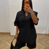 Ensemble blazer short [noir]