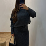 Ensemble jupe DIANA [ gris foncé ]