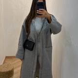 Manteau Tessa capuche [ gris ]