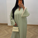 Robe rose [ vert d eau ]