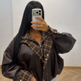 Veste simili [marron]