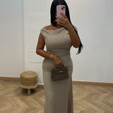 Robe gaufre [taupe]